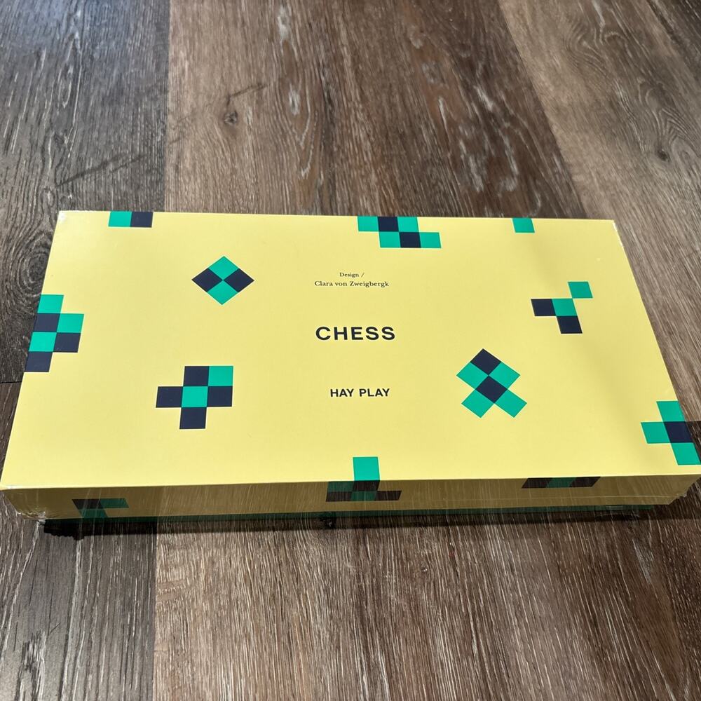 HAY Play Chess Set Modern Designer Board Game Green Home Decor Gift New